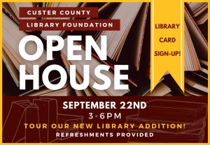 Custer County Library Foundation Open House @ Custer County Library